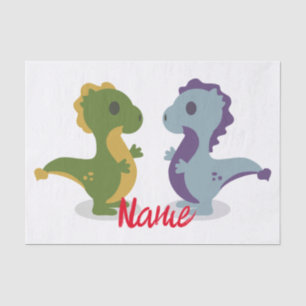 Cute Dinosaur Pair Thunder_Cove Tissue Paper