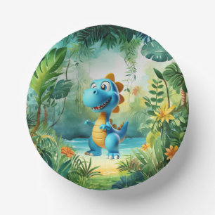 Cute Dinosaur Paper Bowl Paper Plate