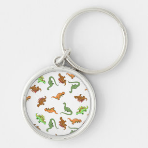 Cute Dinosaur Pattern Key Ring