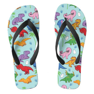Cute Dinosaur Pattern Thongs