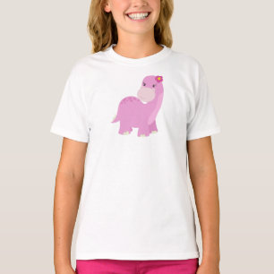 Cute Dinosaur, Pink Dinosaur, Girl Dinosaur, Dino T-Shirt