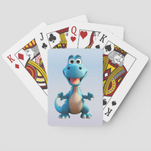 Cute Dinosaur Playing Cards