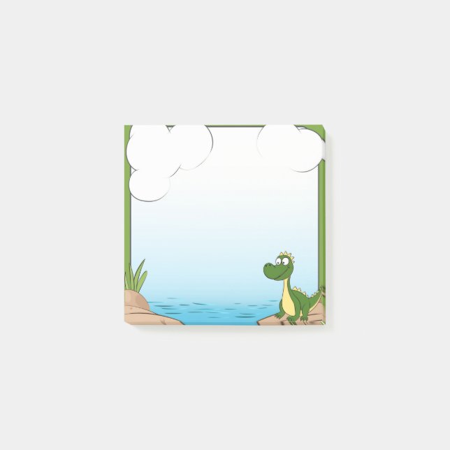 Cute Dinosaur Post-it Notes (Front)