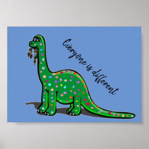 Cute Dinosaur Poster