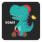 Cute dinosaur riding a bicycle