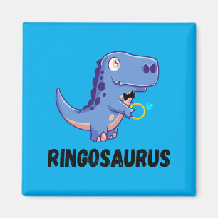 Cute Dinosaur Ring Bearer Ring Dino Wedding Party Magnet