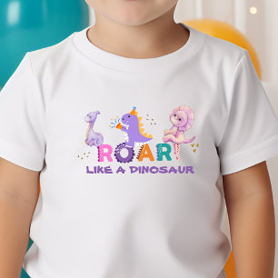 Cute Dinosaur Roar Toddler T-Shirt