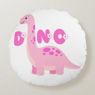 Cute dinosaur 🦕  round cushion