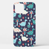 Cute dinosaur seamless pattern