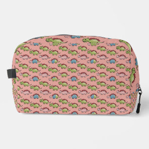 Cute dinosaur seamless pattern dopp kit
