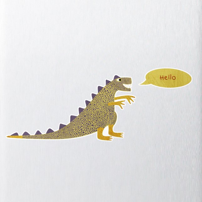Cute Dinosaur Sticker (Fun dinosaur sticker)