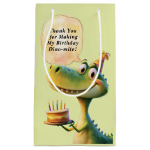 Cute Dinosaur T-Rex Birthday Party Cake Custom