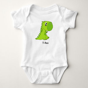Cute Dinosaur T-Rex Kids Bodysuite Baby Bodysuit