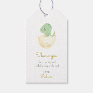 Cute Dinosaur Thank you Gift Tags
