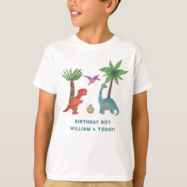 Cute dinosaur themed T-Shirt (Front)