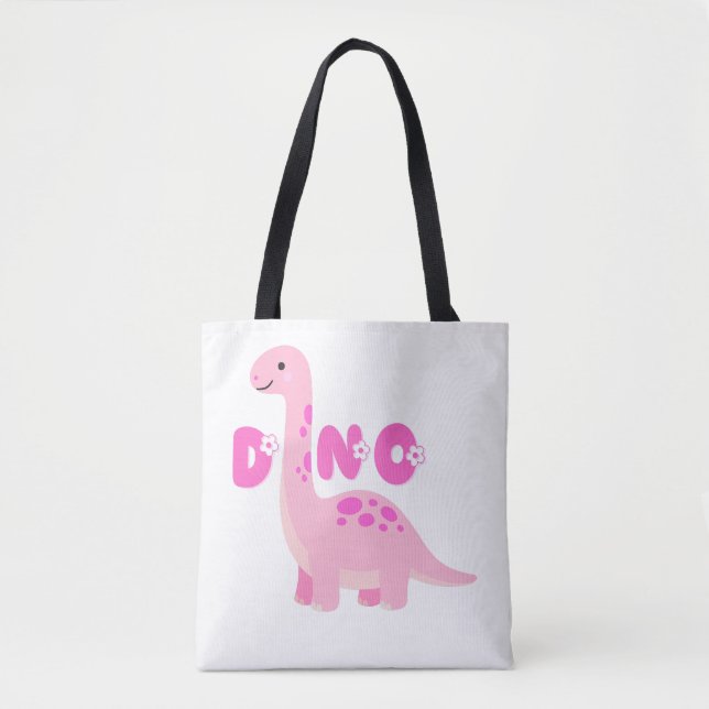 Cute dinosaur 🦕  tote bag (Front)