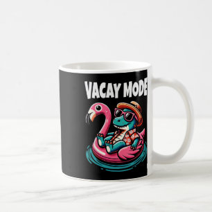Cute Dinosaur Vacay Mode Funny Family Vacation Kid Coffee Mug