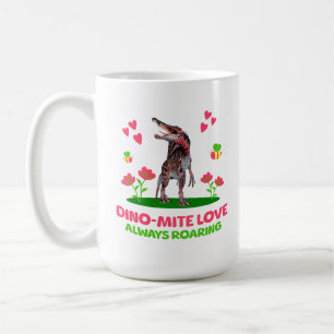 Cute Dinosaur Valentine for Kids Coffee Mug