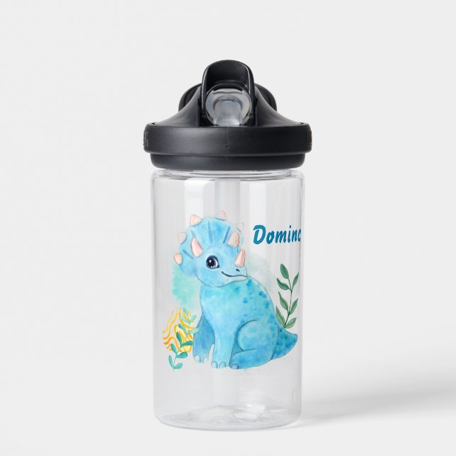 Cute Dinosaur Water Bottle (Front)