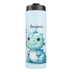 Cute Dinosaur wild Boy Happy birthday party Thermal Tumbler