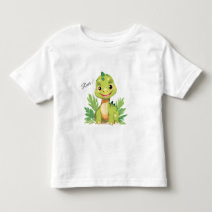 Cute dinosaur wild jungle zoo Birthday party boys Toddler T-Shirt