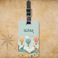 Cute Dinosaurs and Hot Air Balloons