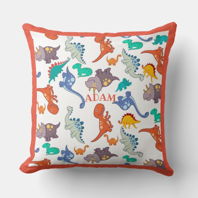 Cute Dinosaurs Buggy Cushion (Front)