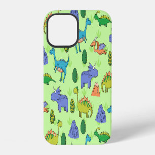 Cute Dinosaurs, Cartoon Style. iPhone 12 Case