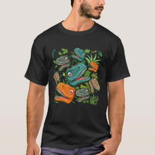 Cute Dinosaurs Dino Collection Kids T-Rex Funny Ca T-Shirt