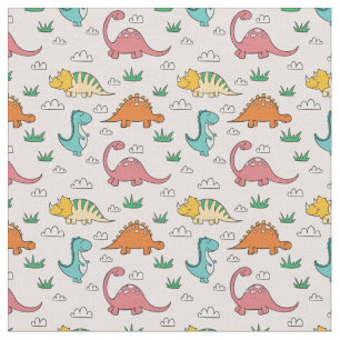 Cute Dinosaurs Fabric