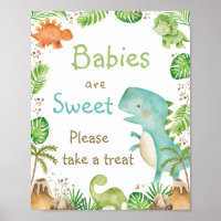 Cute Dinosaurs Greenery Babies are Sweet Treat