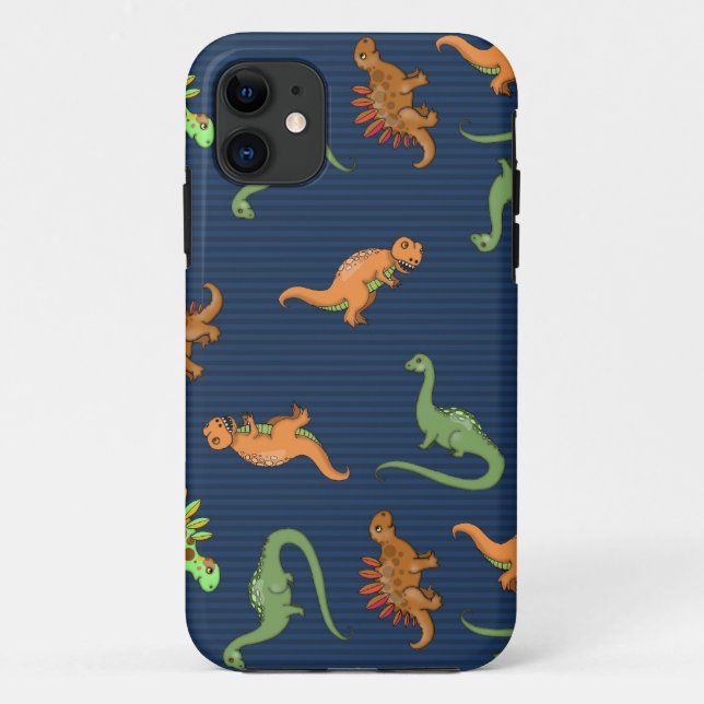 Cute Dinosaurs Pattern Case-Mate iPhone Case (Back)