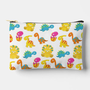 Cute Dinosaurs, Pattern Of Dinosaurs, Baby Dino Accessory Pouch