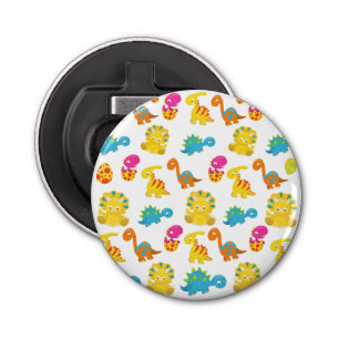 Cute Dinosaurs, Pattern Of Dinosaurs, Baby Dino Bottle Opener