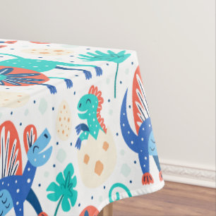 Cute Dinosaurs Pattern Tablecloth
