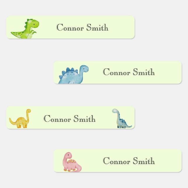 Cute Dinosaurs School Day Care Name Clothing (Group)