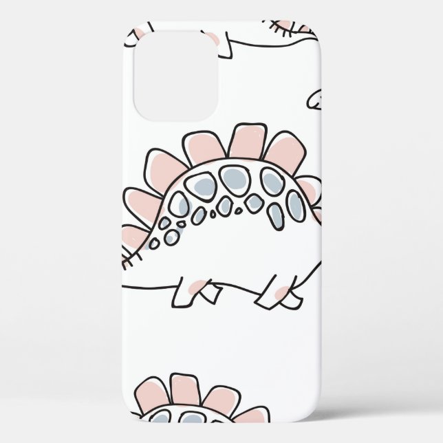 Cute dinosaurs seamless pattern Case-Mate iPhone case (Back)