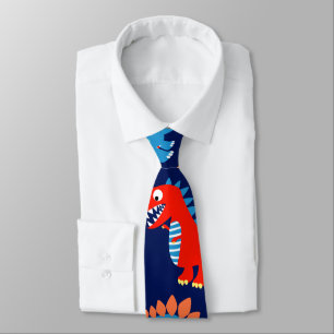Cute dinosaurs tie