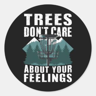 Cute Disc Golf Design Disc Golf Player  Classic Round Sticker