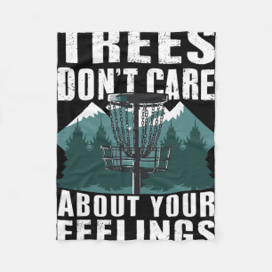 Cute Disc Golf Design Disc Golf Player  Fleece Blanket
