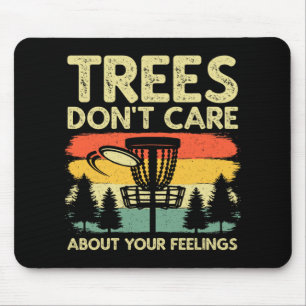Cute Disc Golf Design For Men Women Disc Golf Play Mouse Pad