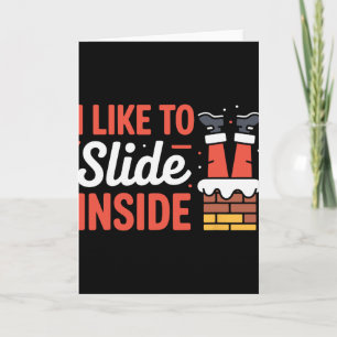 Cute Disc Golf Quote Slide Inside Chains Ultimate  Card