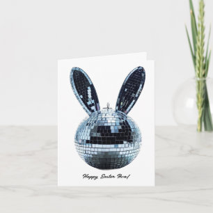 Cute Disco Ball Easter Greeting Card for Tween