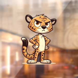 cute, disgruntled cheetah