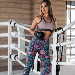 Cute Ditzy Floral Patterned   Leggings