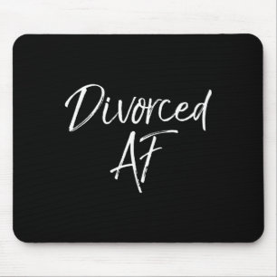 Cute Divorce Gift For Women Funny Divorcee Idea Di Mouse Pad