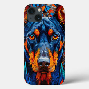 Cute Doberman dog iPhone 13 Case