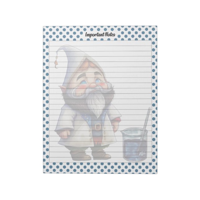 Cute Doctor Gnome Notes (Rotated)