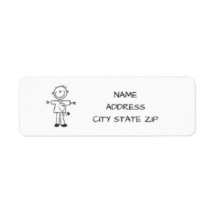 **CUTE DOCTOR** RETURN ADDRESS LABELS