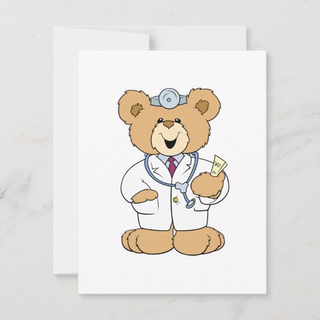 Cute Doctor Teddy Bear (Front)